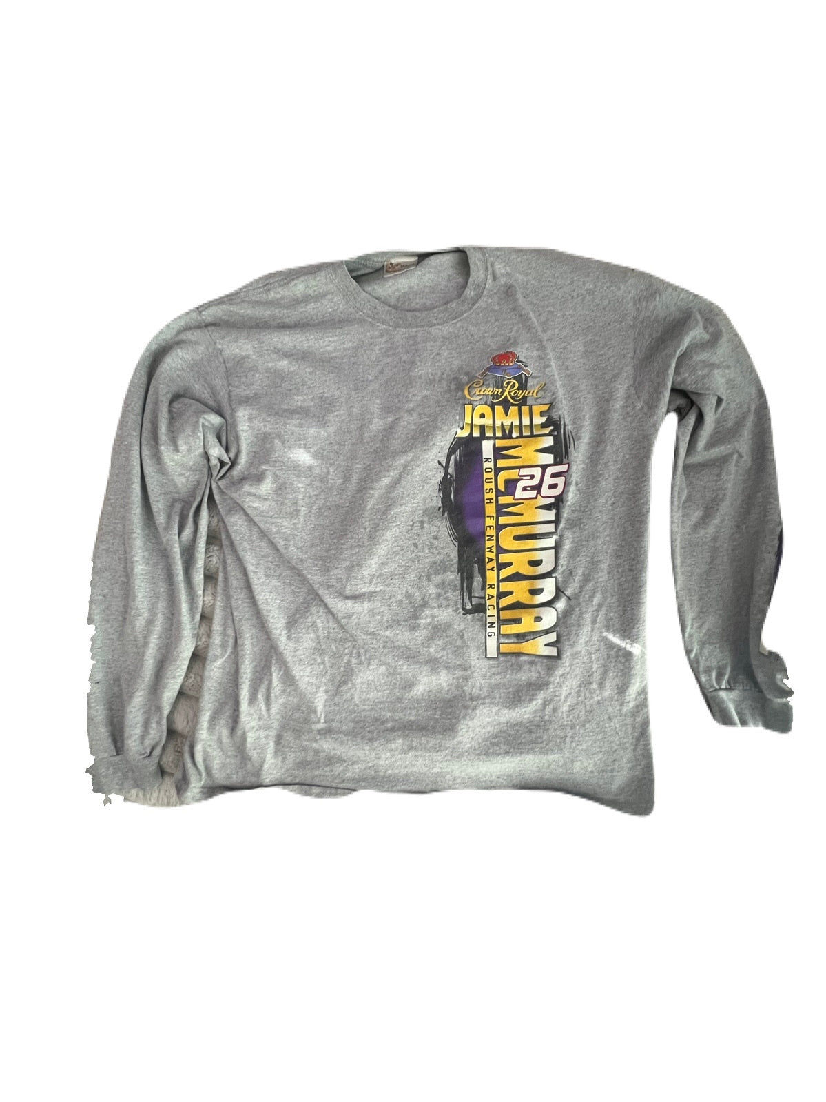 Jamie McMurray Crown Royal Roush Fenway Racing Long Sleeve T-Shirt